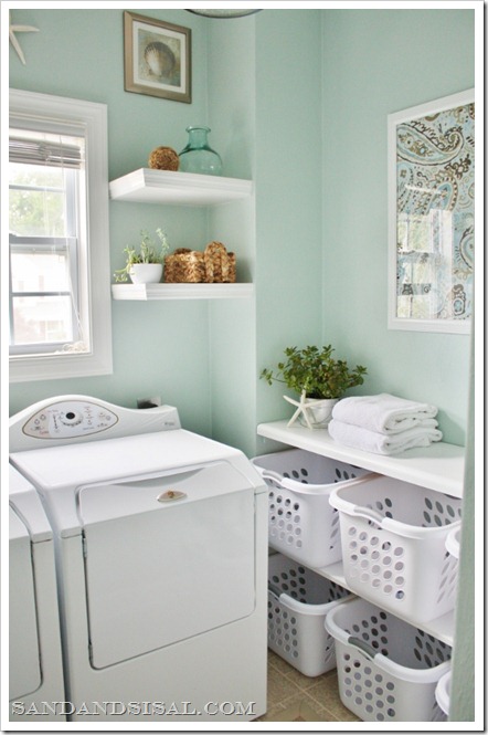 Laundry Room Makeover - Sand and Sisal