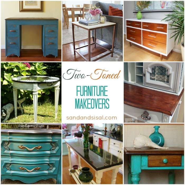 Two Toned Furniture Makeovers