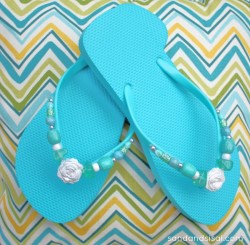 Ways to Decorate Flip Flops - Sand and Sisal