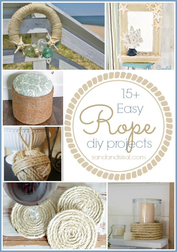 20 DIY Projects Featuring Rope Crafts