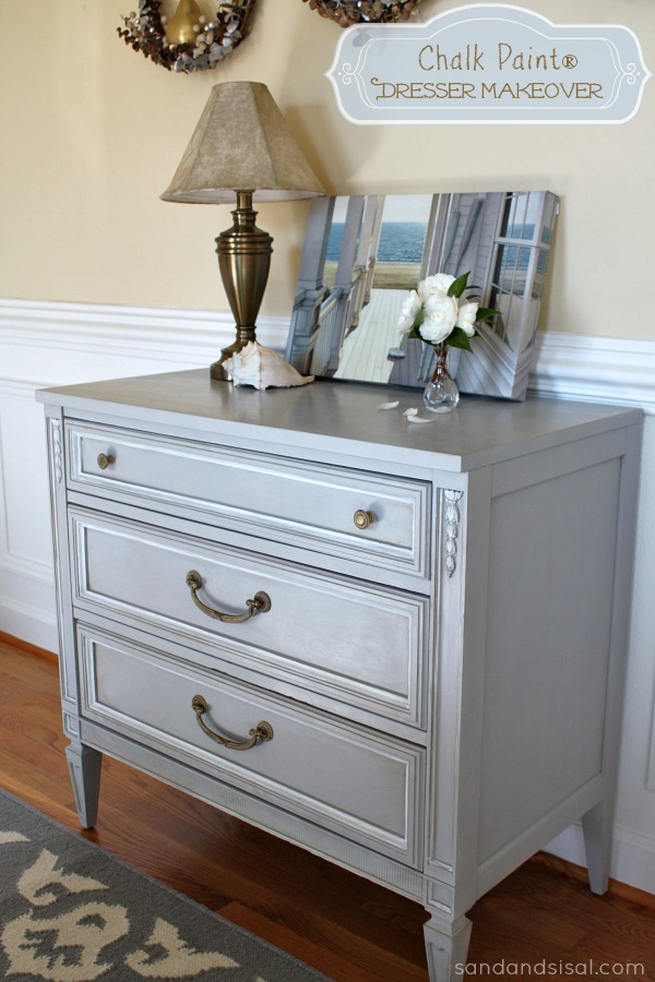Chalk Paint® Dresser Makeover (Part 2 Using Wax) - Sand and Sisal