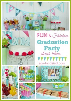 Graduation Party Ideas - Sand and Sisal