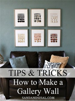 5 Ways to Fill a Blank Wall - Sand and Sisal