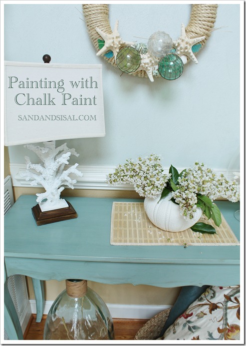chalk paint and wax tutorial