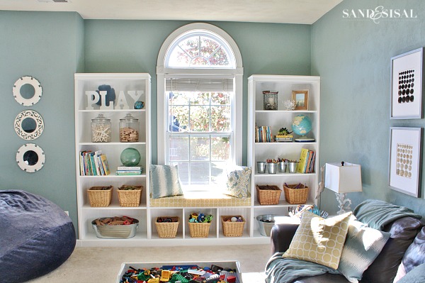 playroom bookcase