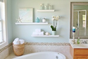 Personalize Blank Walls with DIY Floating Display Shelves | Sand and Sisal