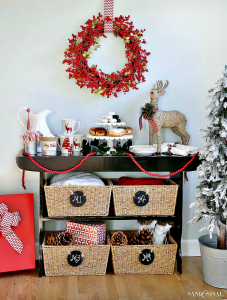 Christmas Cocoa + Donut Bar At Home - Sand and Sisal