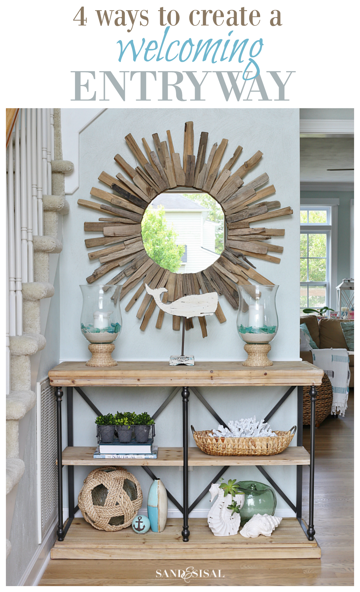 Woodsy Welcome Entryway Décor Ideas
