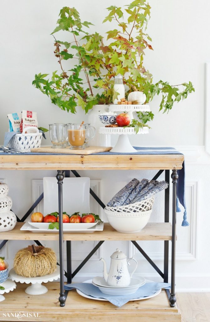 How to Create a Festive Fall Coffee Bar - Sand and Sisal