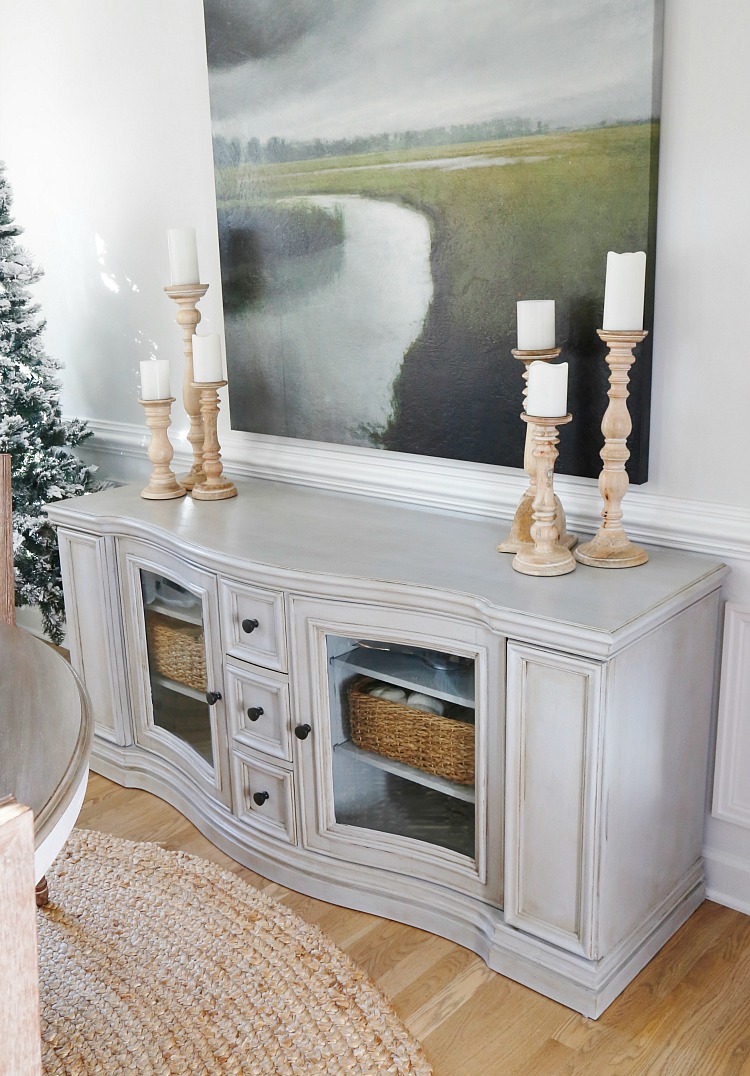 painting dark furniture with chalk paint