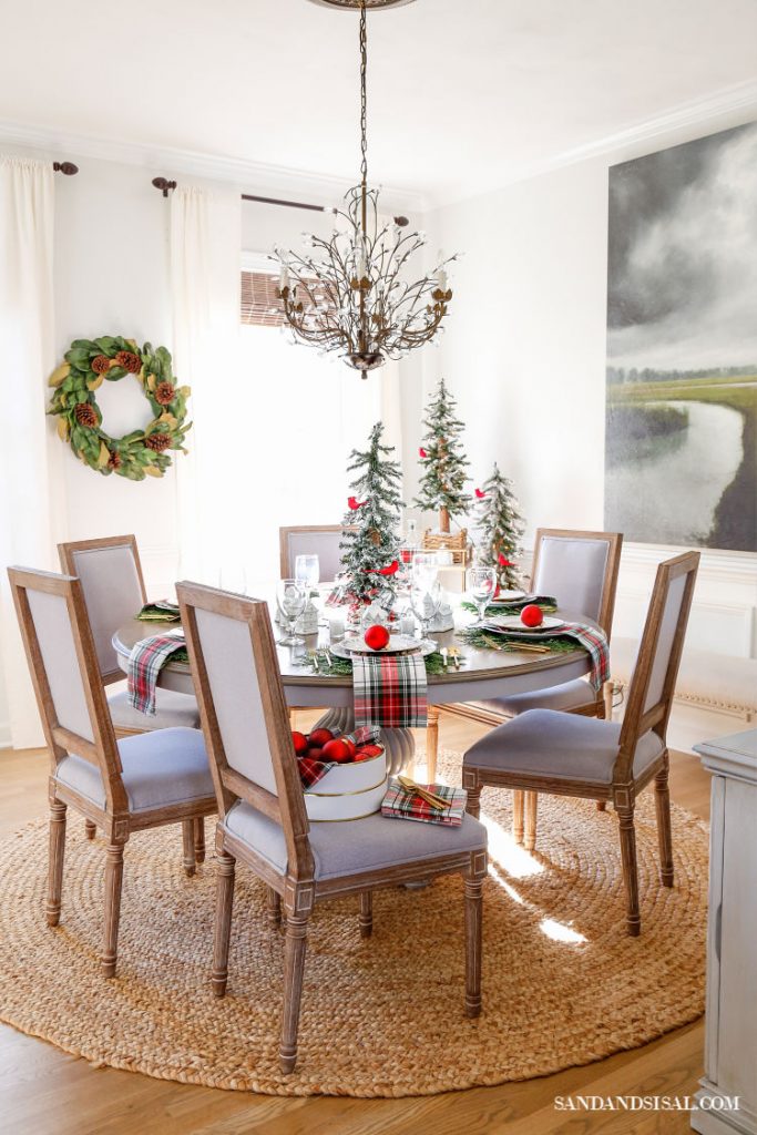 Christmas Village Table Setting and Holiday Entertaining Ideas