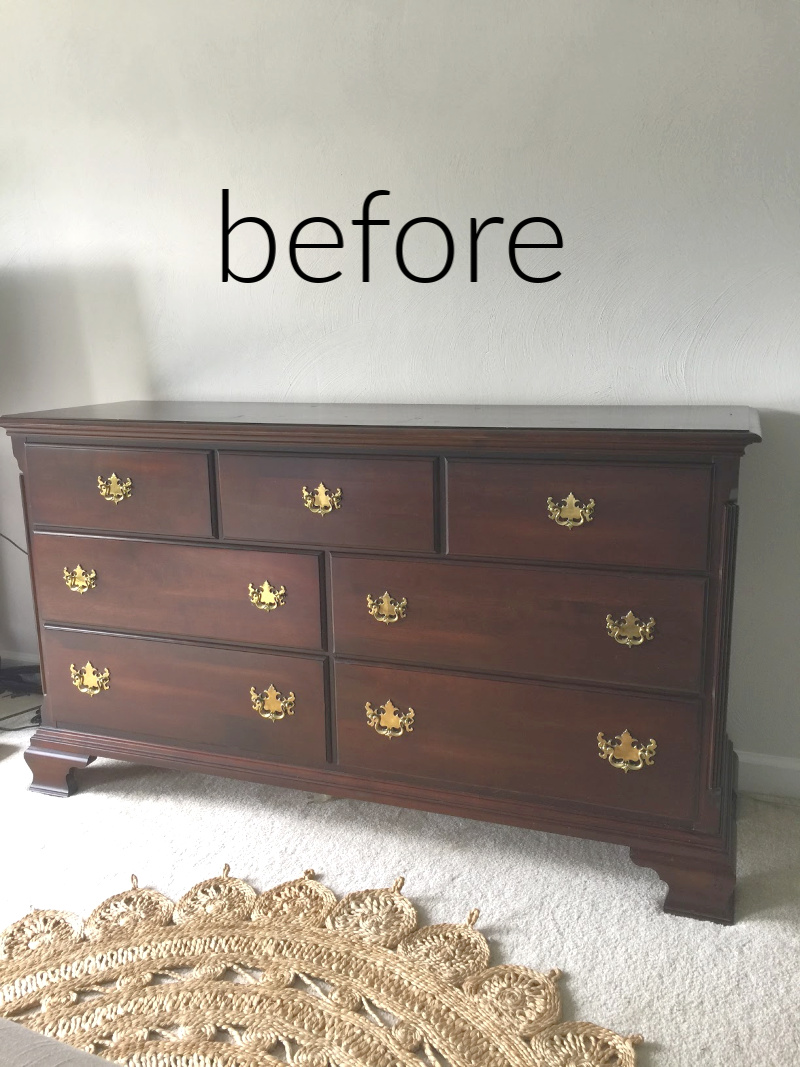 Fusion Mineral Paint Bayberry - Reviving an Old Dresser
