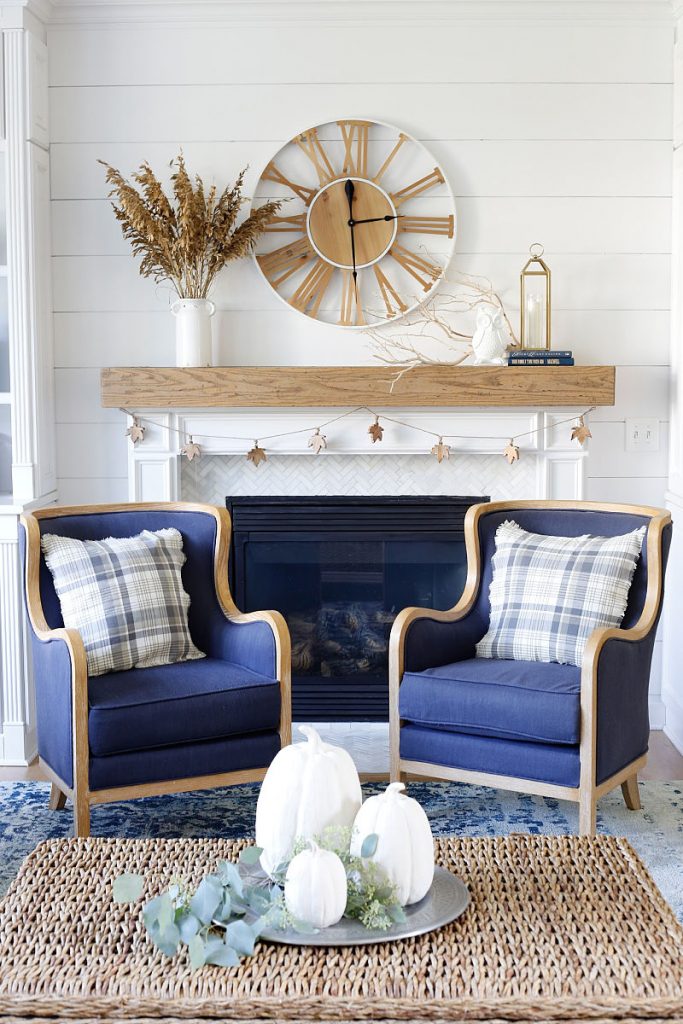 Cozy Neutral Fall Family Room Tour | Sand and Sisal