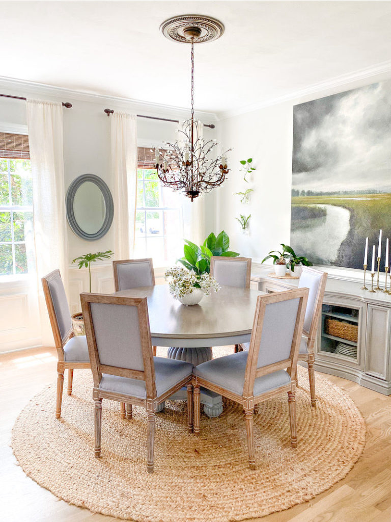 Summer Botanical Coastal Dining Room Updates | Sand and Sisal